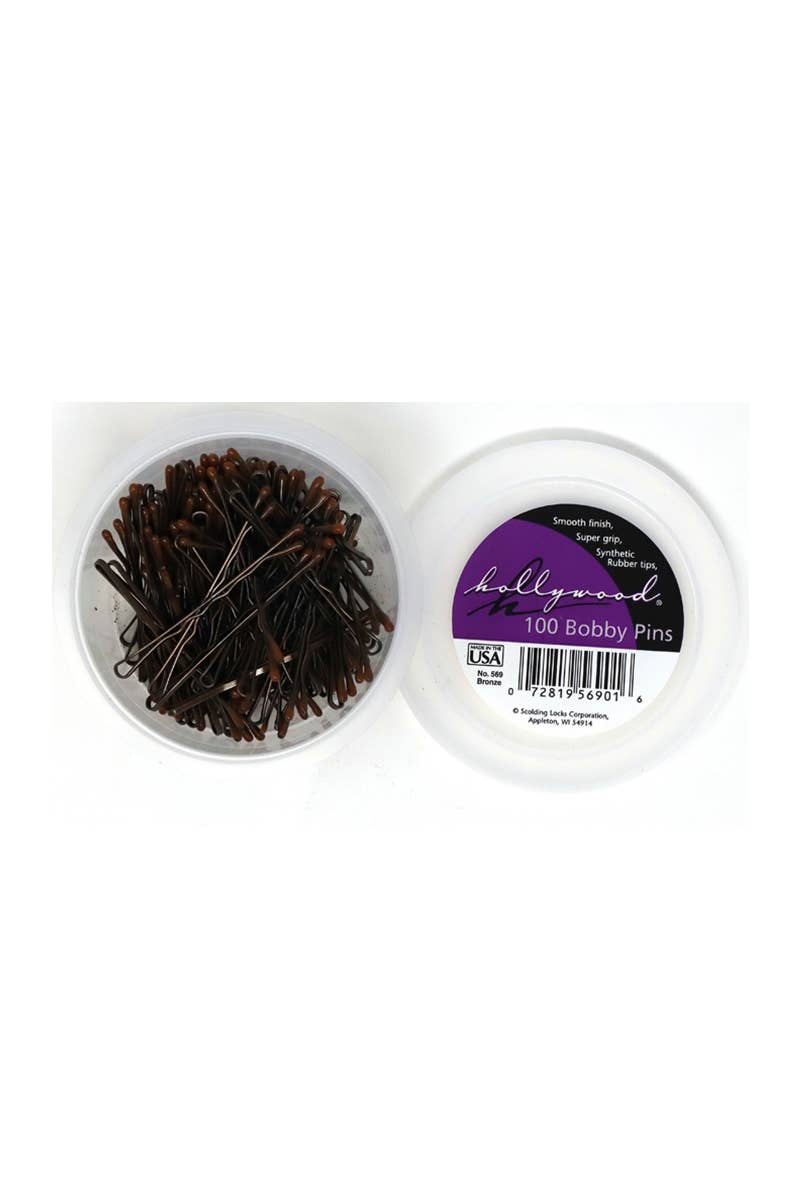 100 BOBBY PINS (Bronze)